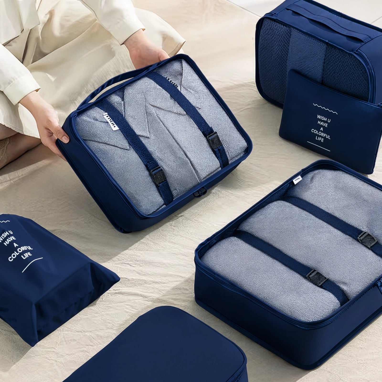 Ensemble de sacs d'organisation de voyage - TIJARIHUB